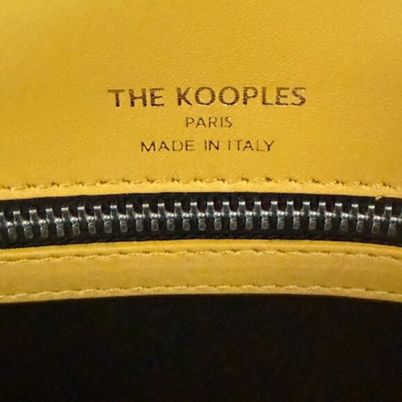 The Kooples Emily Leather Bag in Yellow - Picture 5 of 12